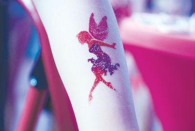 Glitzertattoo